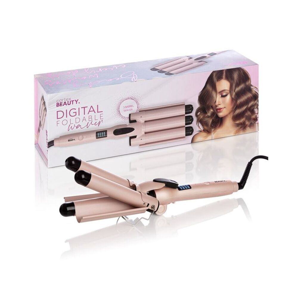 Cortex Beauty Digital Wave Maker 1" Foldable Three Barrel Wave